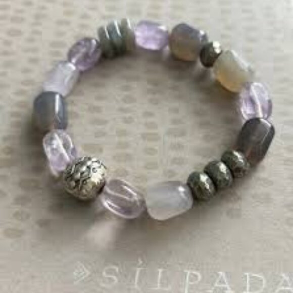 B3084 Silpada Ultraviolet Stretch Bracelet - Picture 1 of 1